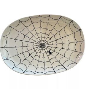Eddie Bauer Ceramic Spider Web Platter